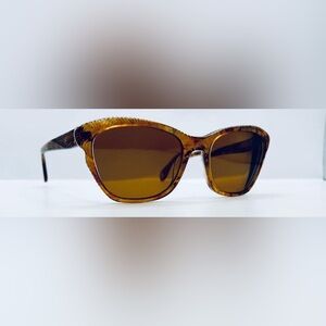 Fysh 2007 Brown Oval Sunglasses Frames Only